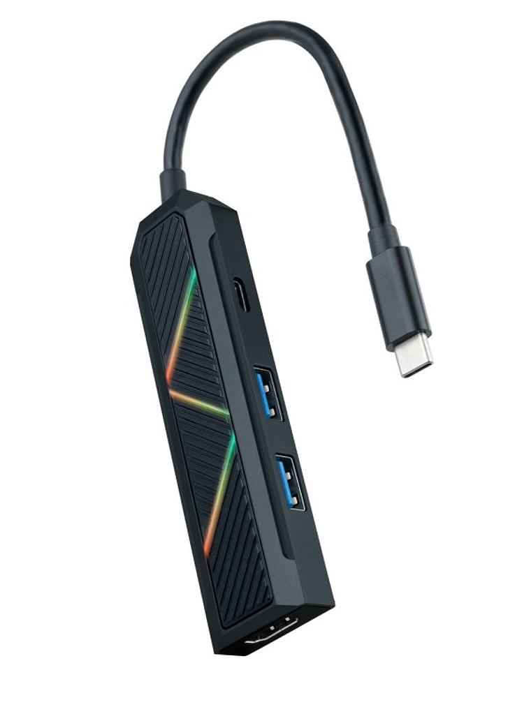 Nanocable Hub USB-C 4 en 1 USB-A+USB-C+HDMI 1