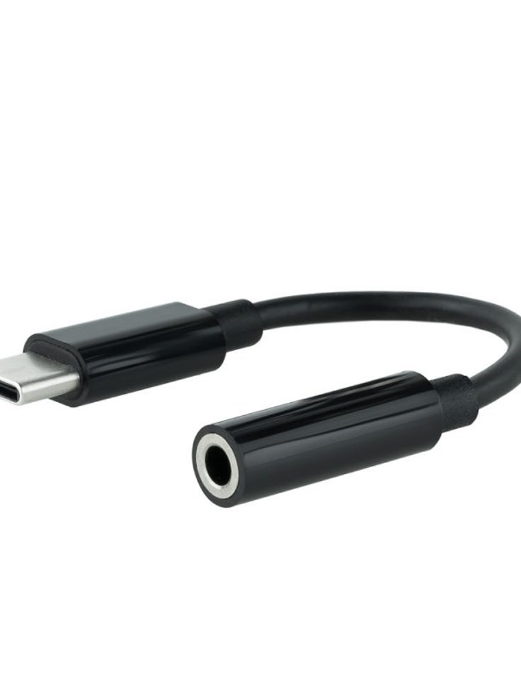 Nanocable Adaptador Audio USB-C/M a Jack/H, Negro 1