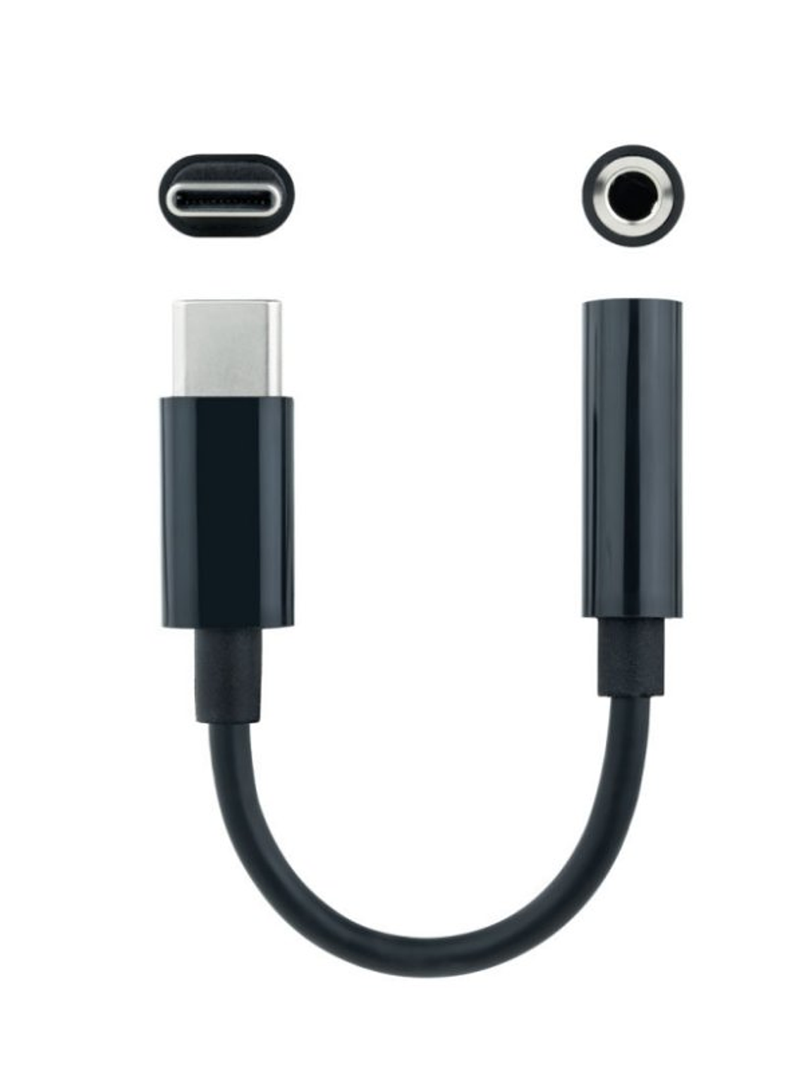 Nanocable Adaptador Audio USB-C/M a Jack/H, Negro 2