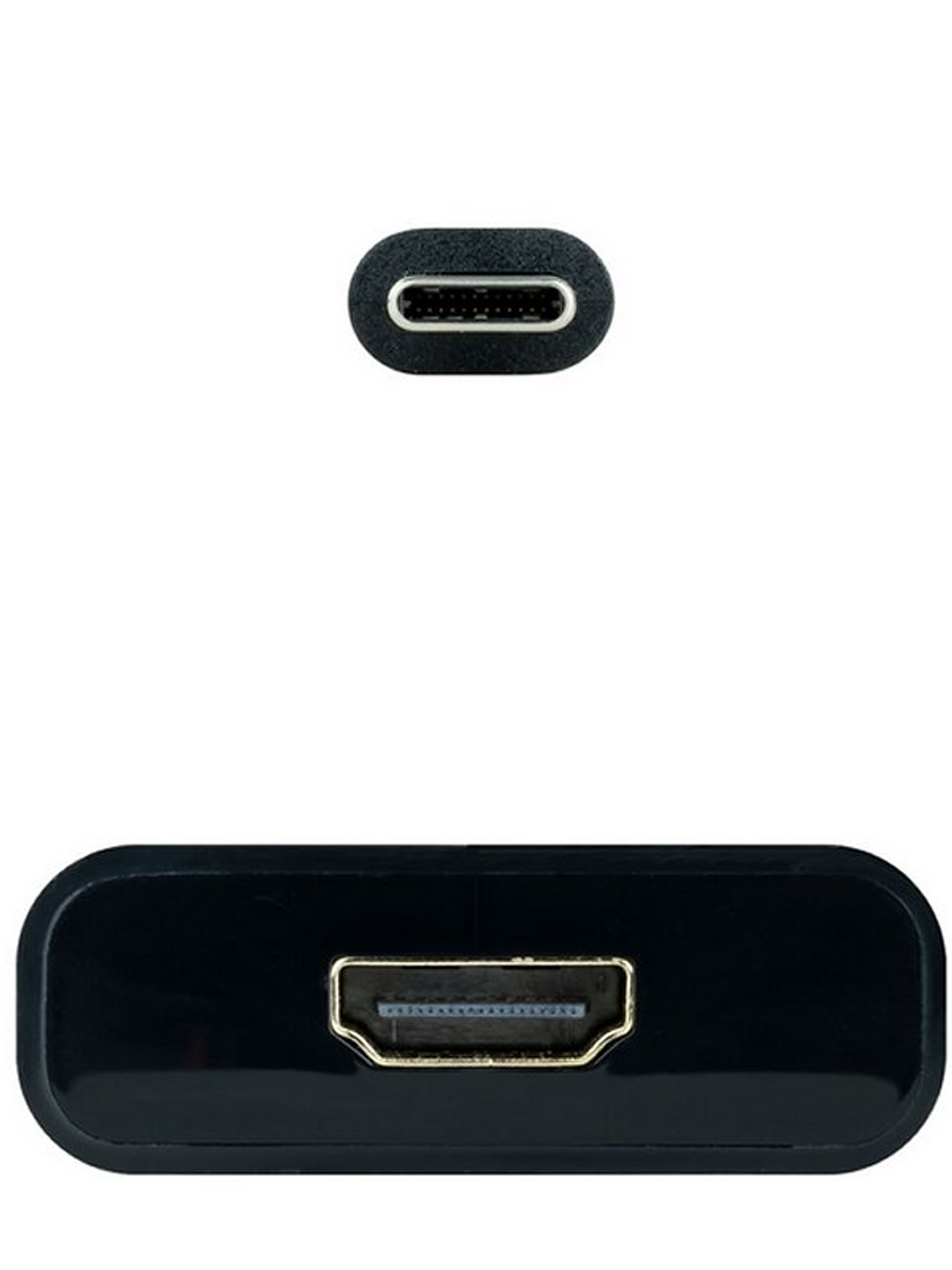 Nanocable Conversor USB-C/M a HDMI/H Negro 15cm 2