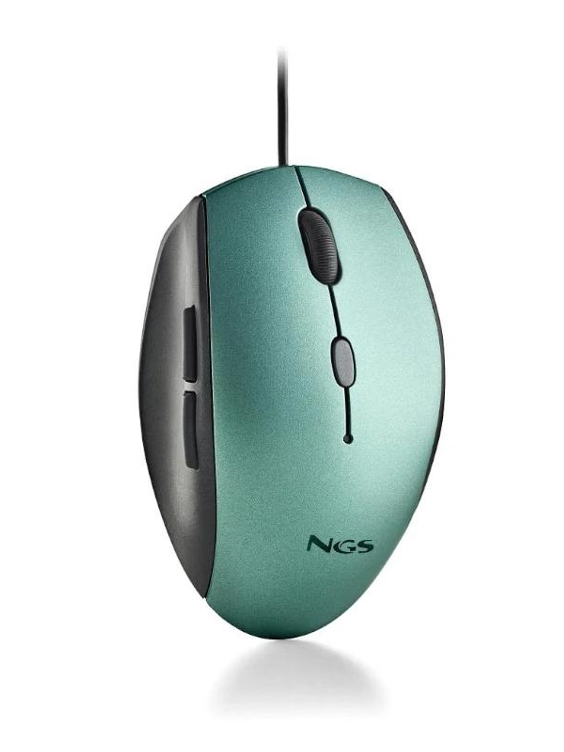 NGS WIRED ERGO SILENT MOUSE + USB TYPE C ADAPT ICE 1