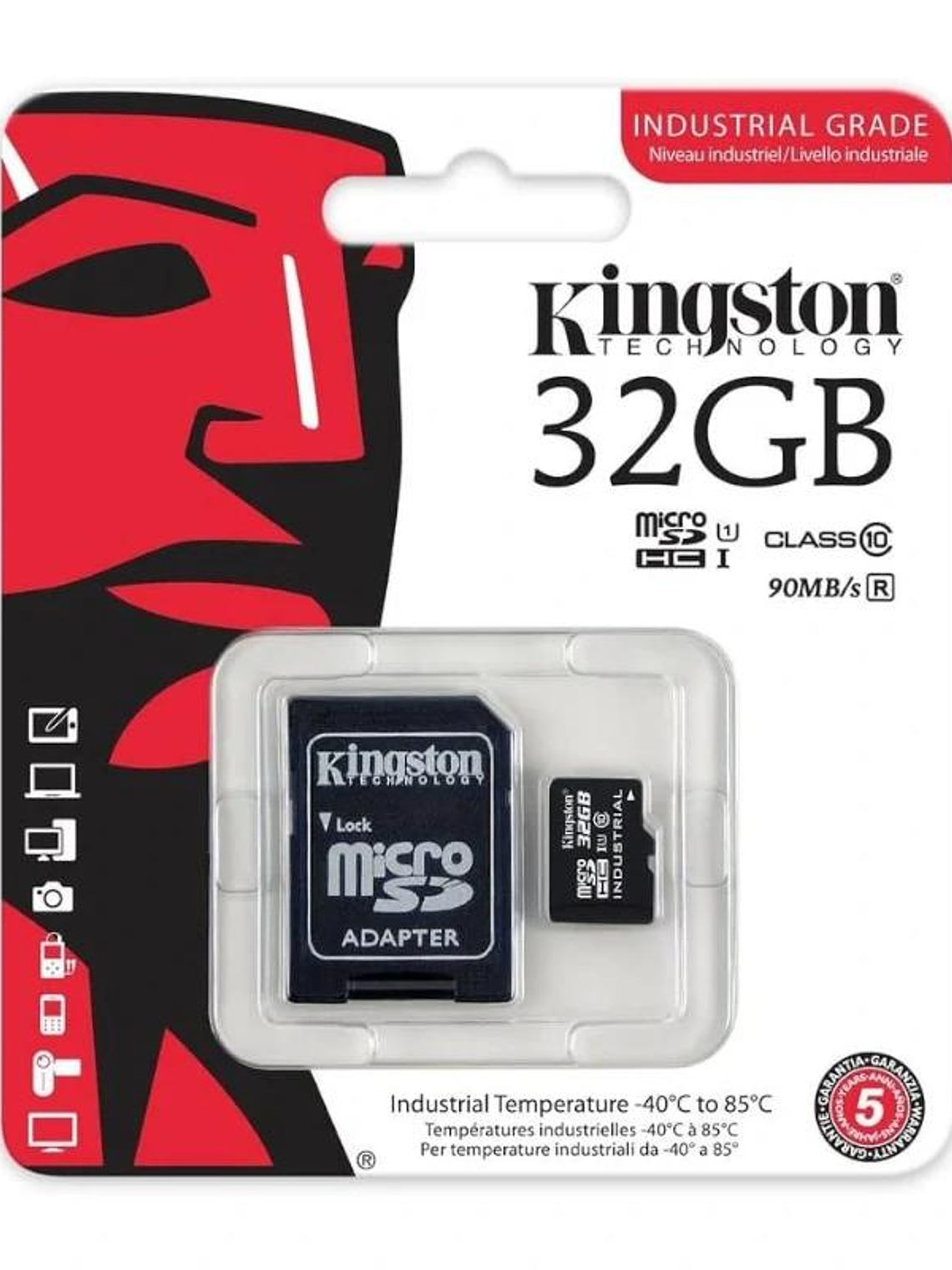 Kingston MicroSD Industrial 32Gb sin adaptador 3