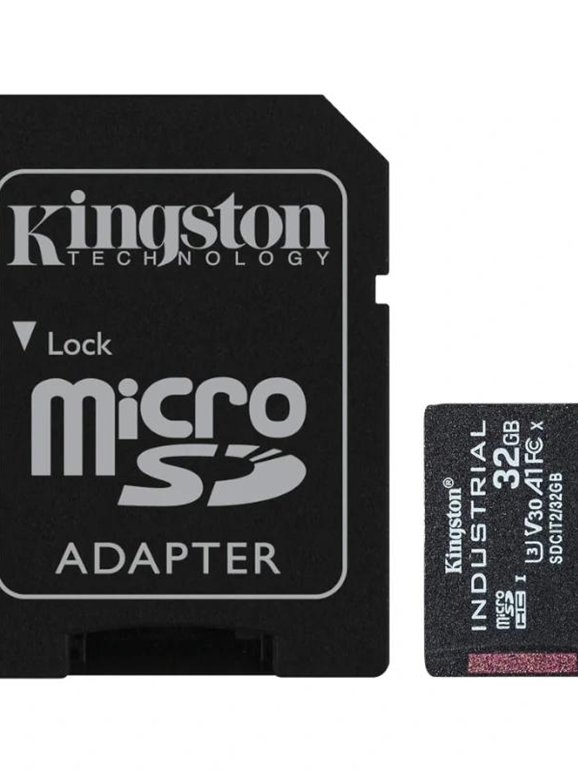 Kingston MicroSD Industrial 32Gb con adaptador 1