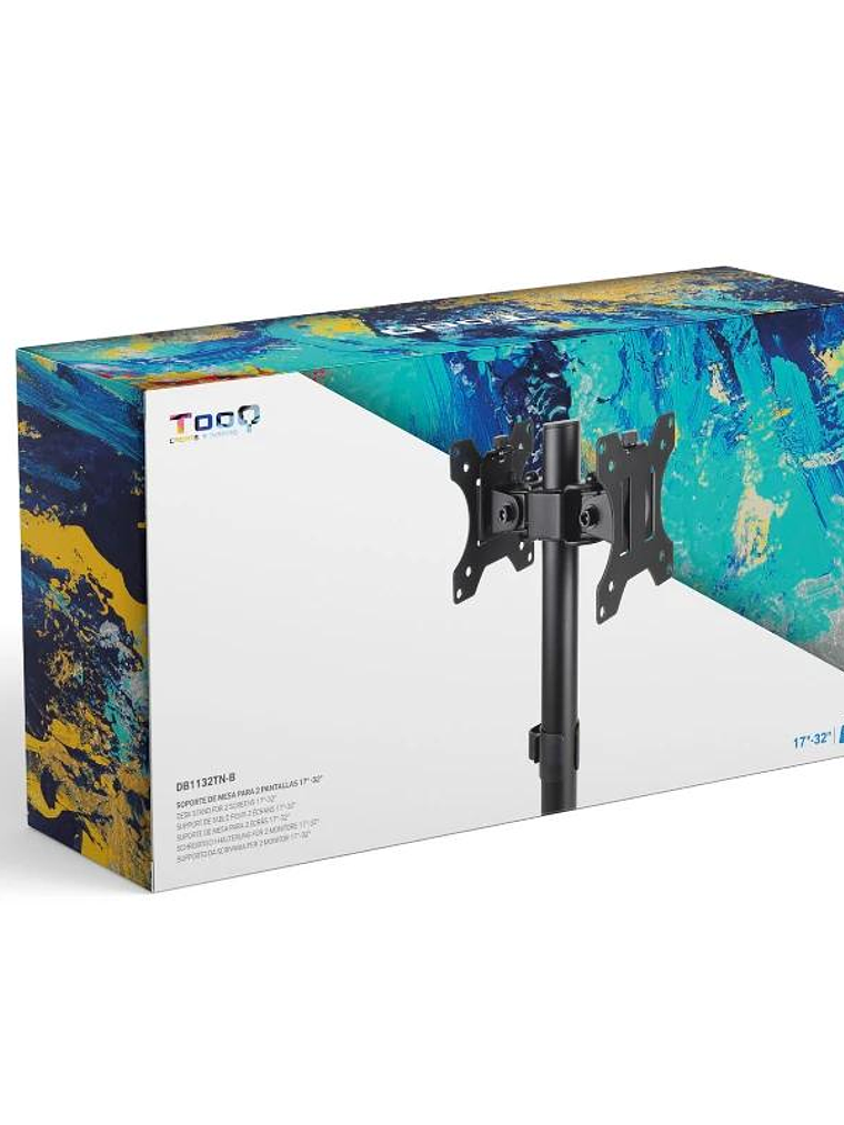 Tooq DB1132TN-B Soporte mesa 2 pantallas 17