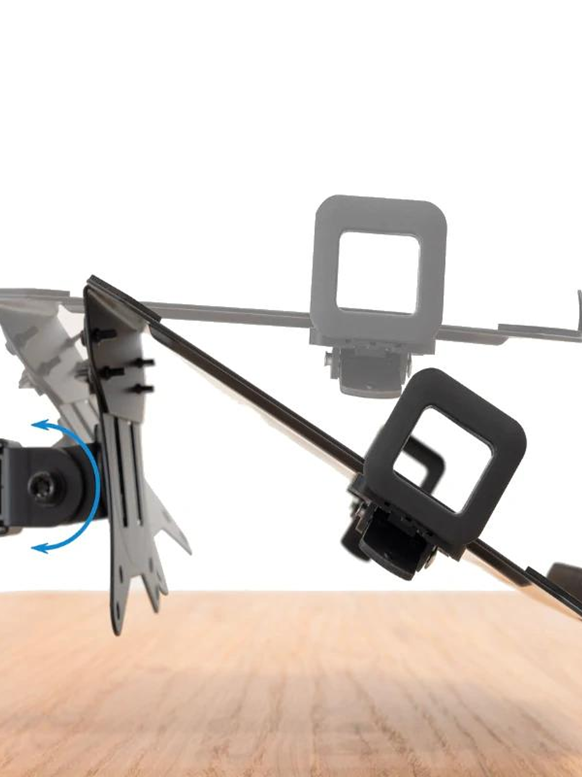 Tooq DB1202TN-B Soporte mesa 2 pantallas+ portatil 2