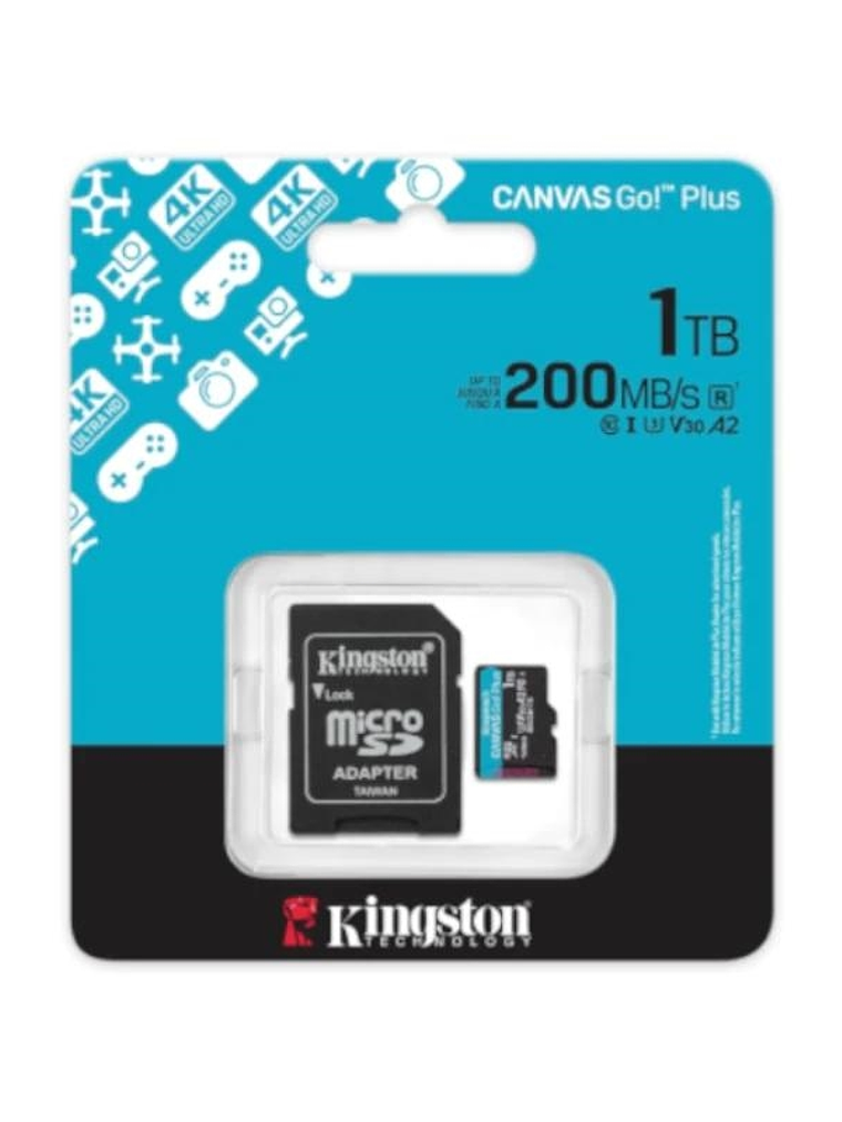 Kingston microSD Canvas Go! Plus 4 1TB 200 MB-s 1