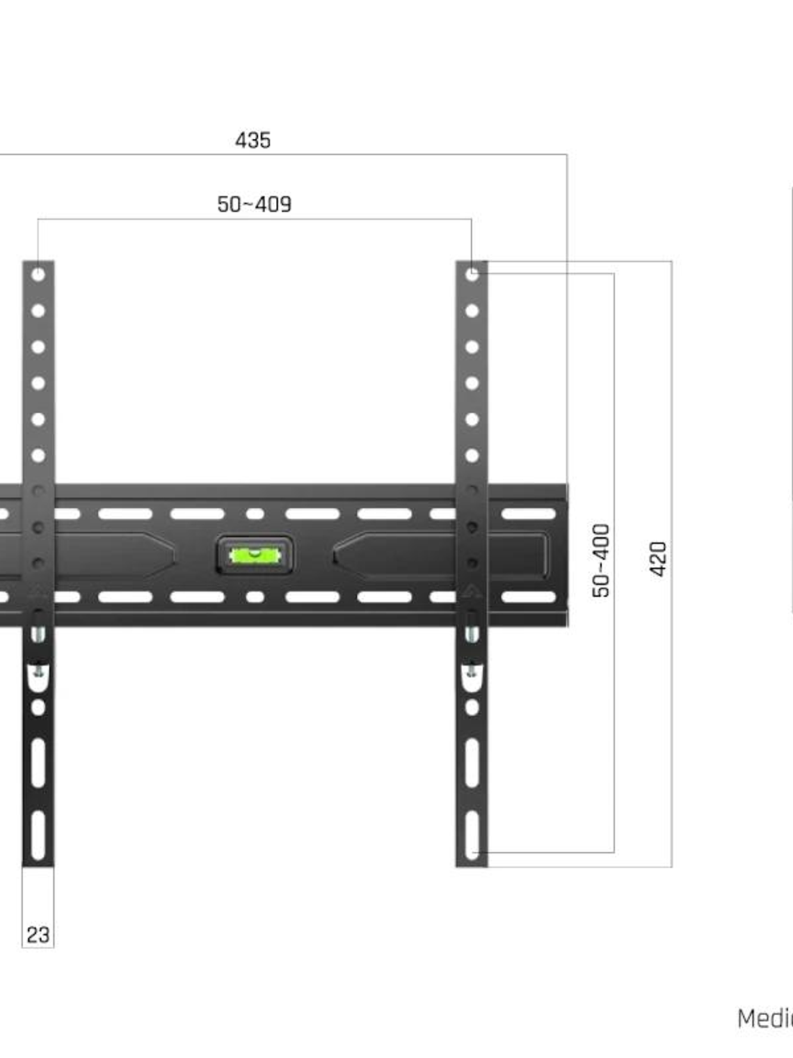 iggual SPTV11-L Soporte TV pared Fijo 21