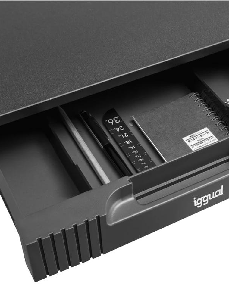 iggual EM1C Elevador monitor 1 cajón negro 3