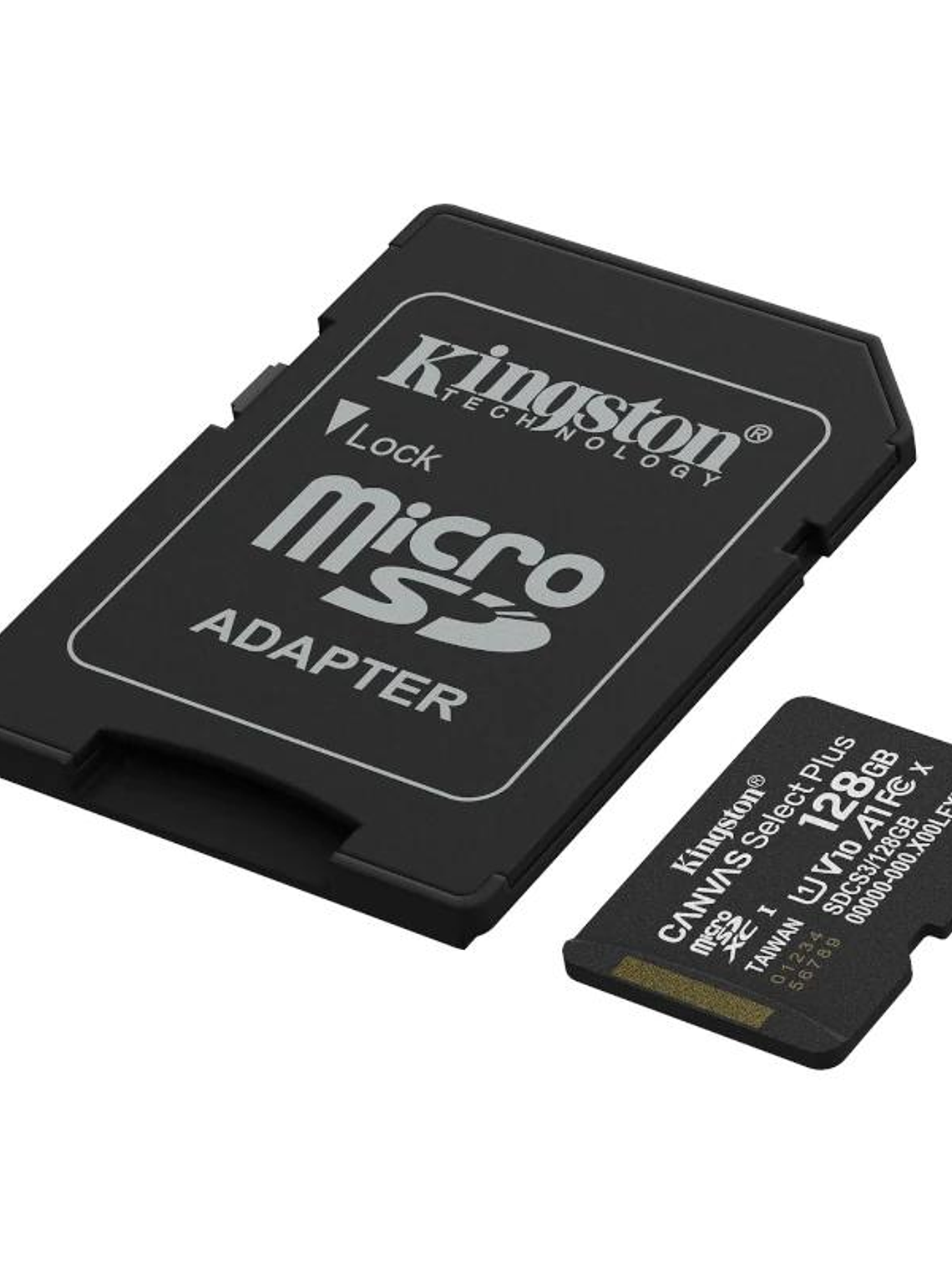 Kingston SDCS3/128GB microSD XC Gen3 150MB/s A1 2