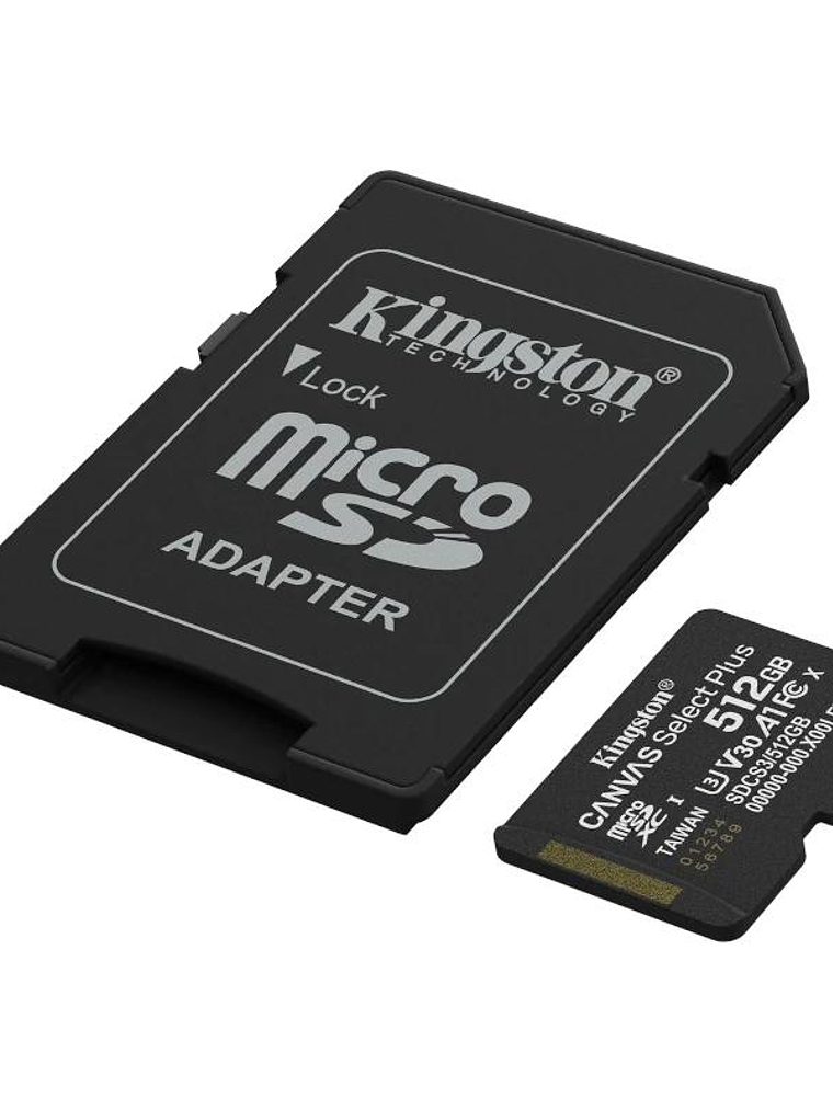Kingston SDCS3/512GB microSDXC Gen3 150MB/s A1 2