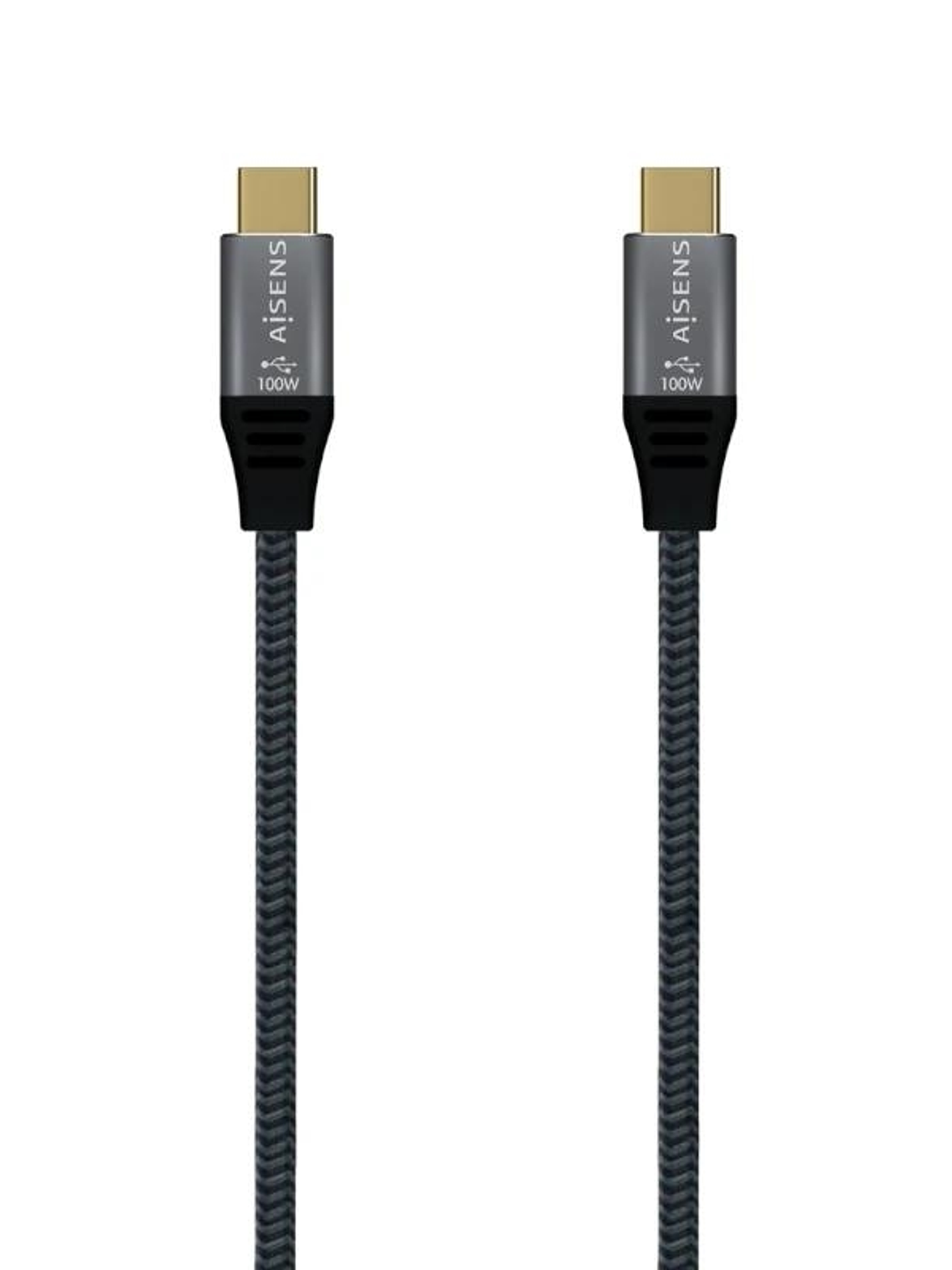 Aisens Cable USB3.2 Gen2X2 5A E-Mark CM-CM Gris 2M 1