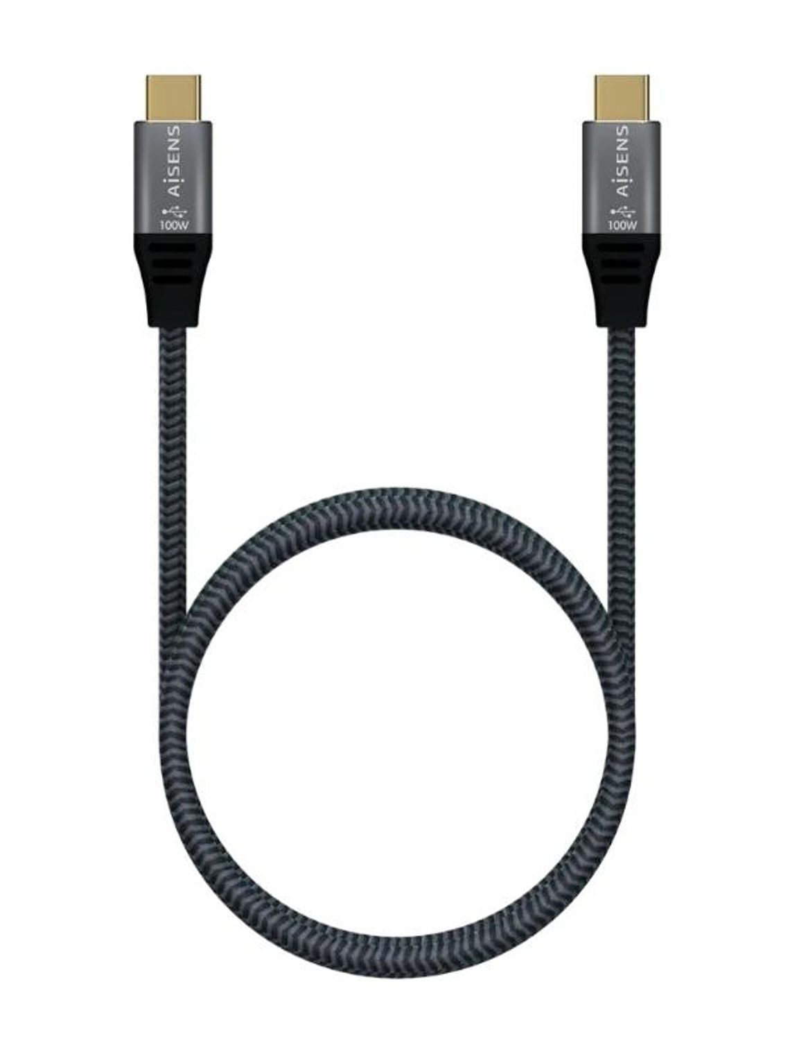 Aisens Cable USB3.2 Gen2X2 5A E-Mark CM-CM Gris 2M 3