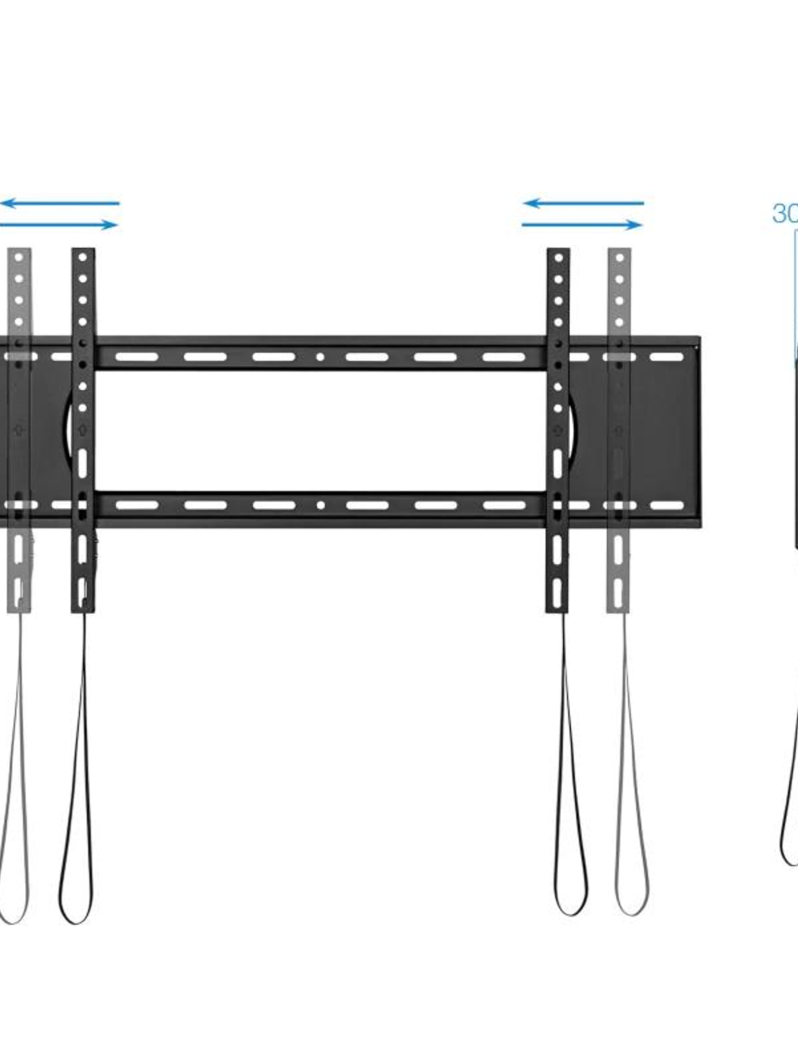 Tooq LP1090F-B Soporte de pared pantallas 43