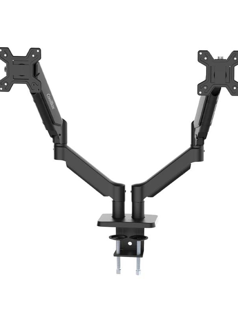 COOLBOX Soporte dos Monitores Brazo Neumático 1