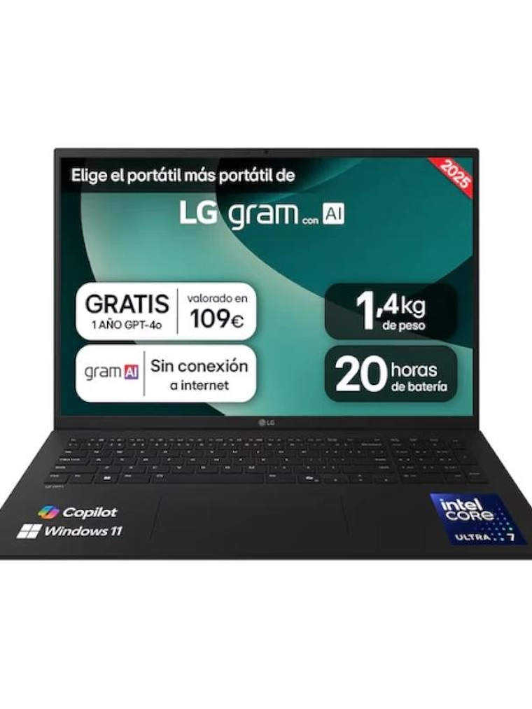 LG 17ZD90T-G.AX88B Ultra7-255H 32GB 1TB DOS 17