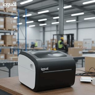 iggual Impresora etiquetas envíos 4X6 USB+Bluetoot