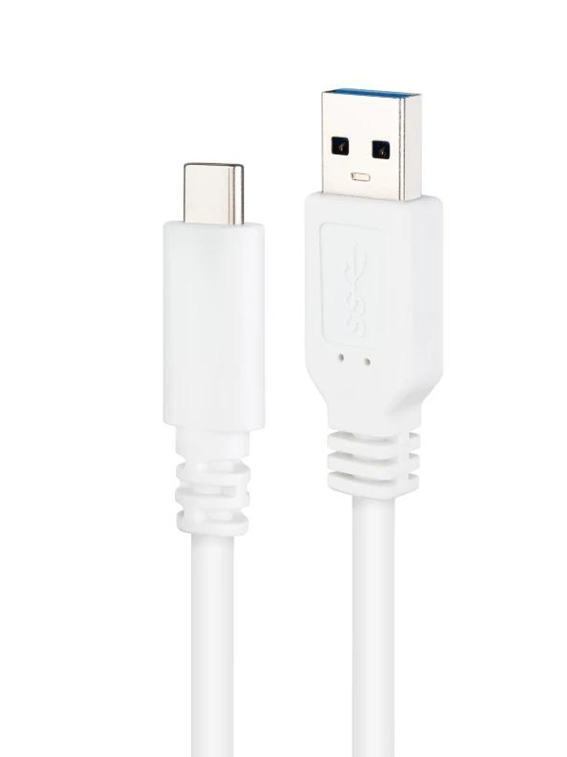 Nanocable Cable USB 3.1 Gen2 USB-C/A 0,5 M Blanco 3