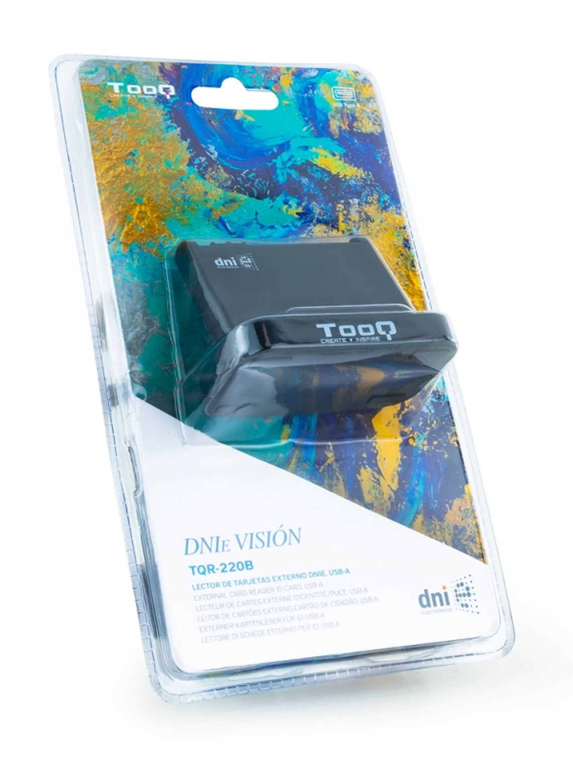 Tooq Lector de tarjetas DNIE VISION USB 2.0 4