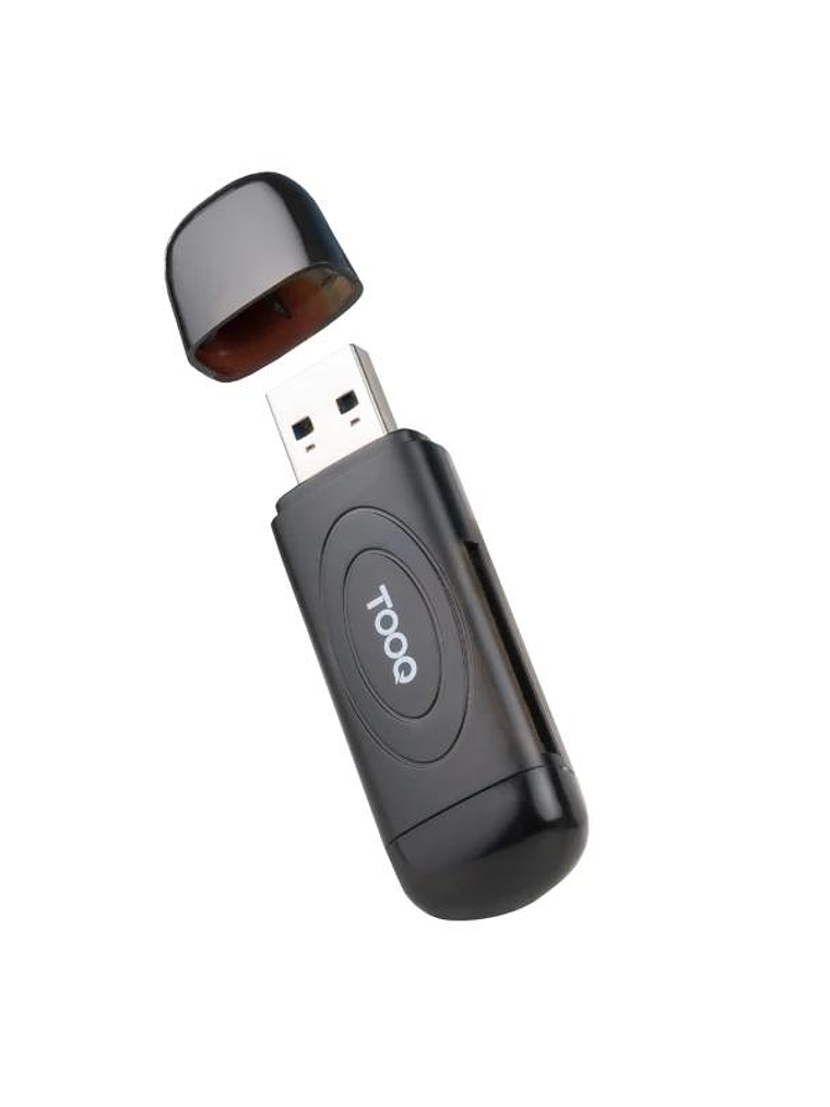 Tooq TQR-3002B Lector tarjetas USB3.0 SD/TF Negro 1