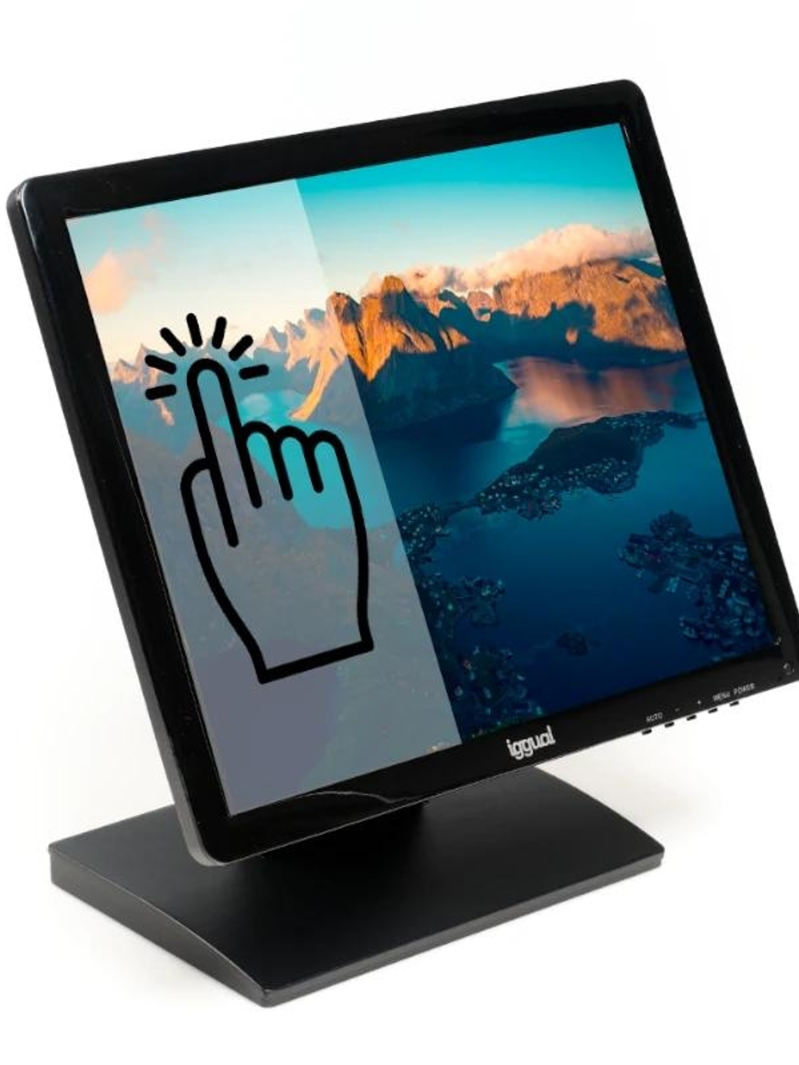 iggual Monitor táctil resistivo 17