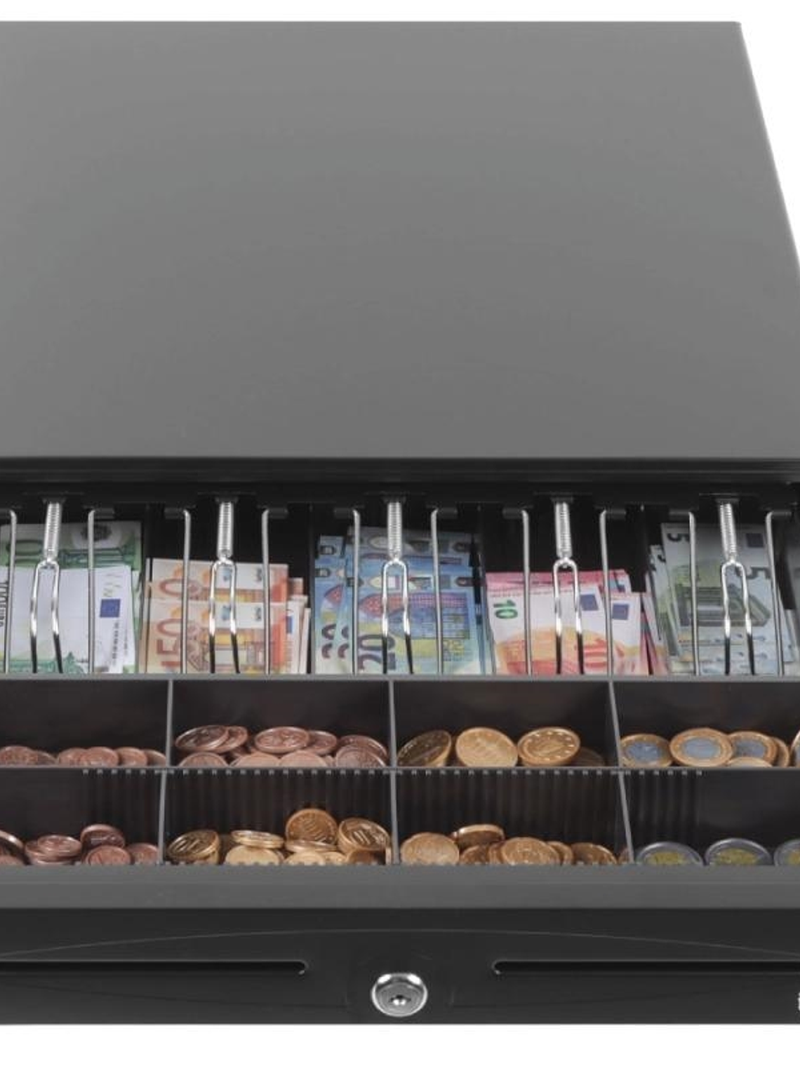 iggual Cajón Portamonedas IRON-70 44,5cm 5+8 negro 1