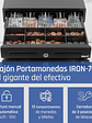 iggual Cajón Portamonedas IRON-70 44,5cm 5+8 negro - Miniatura 2
