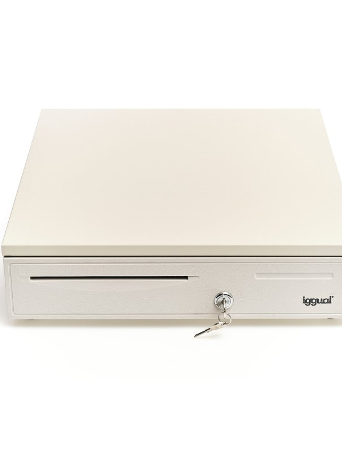 iggual Cajón Portamonedas IRON-50W 42cm 5+8 blanco 1