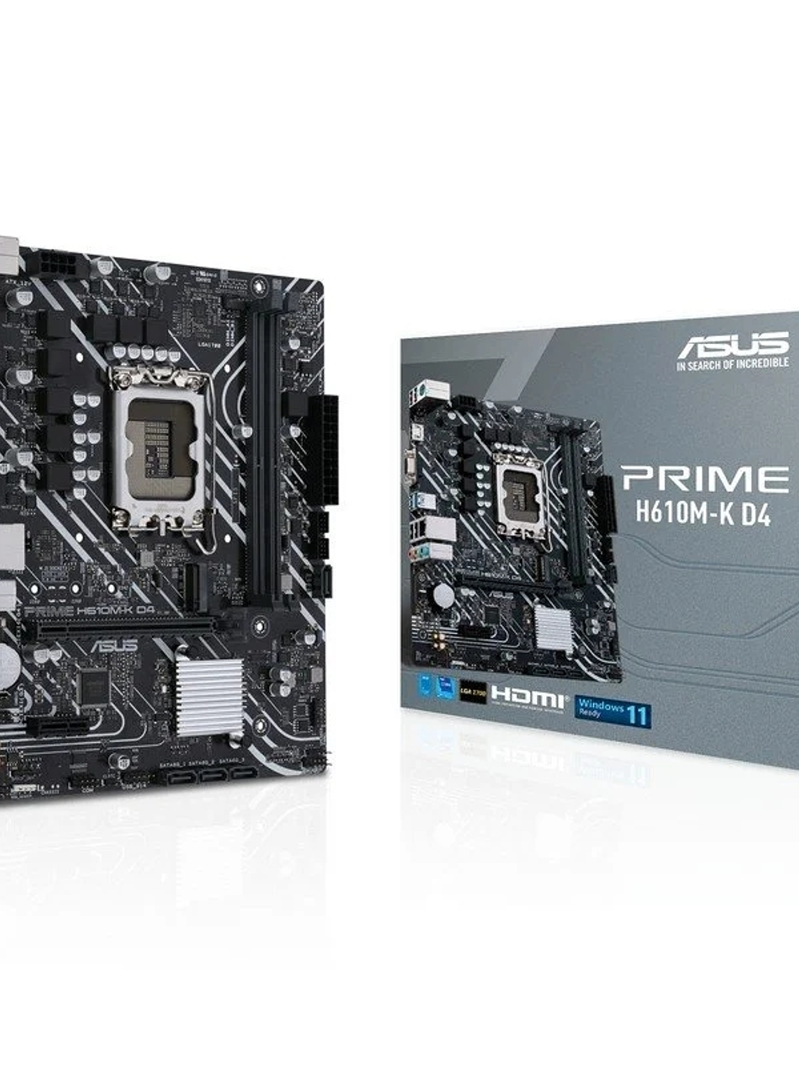ASUS Placa Base PRIME H610M-K D4  mATX LGA1700 1