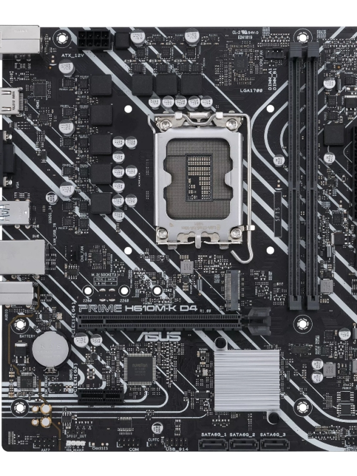 ASUS Placa Base PRIME H610M-K D4  mATX LGA1700 2