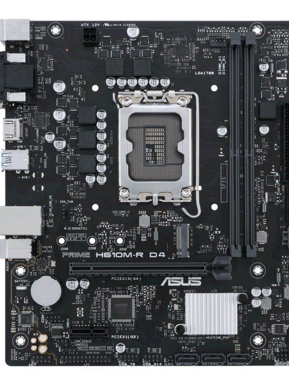 ASUS Placa Base PRIME H610M-R D4  mATX 1700 1