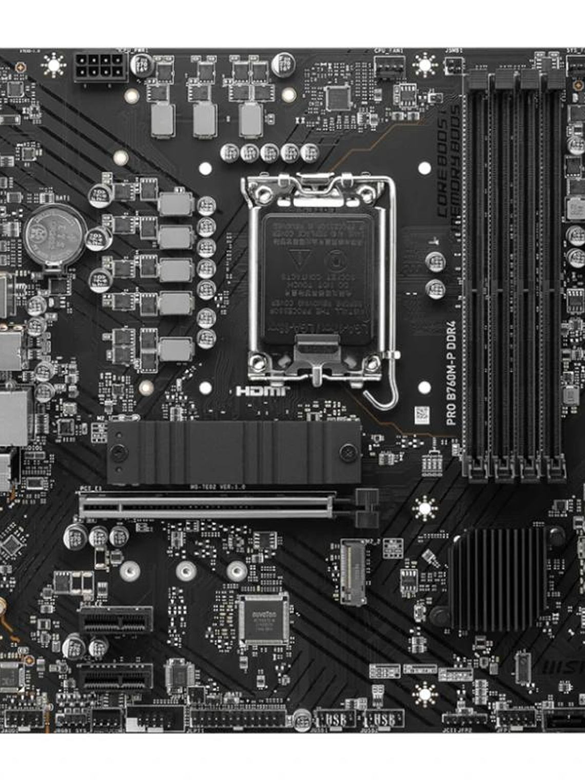 MSI Placa Base PRO B760M-P DDR4 mATX LGA1700 2