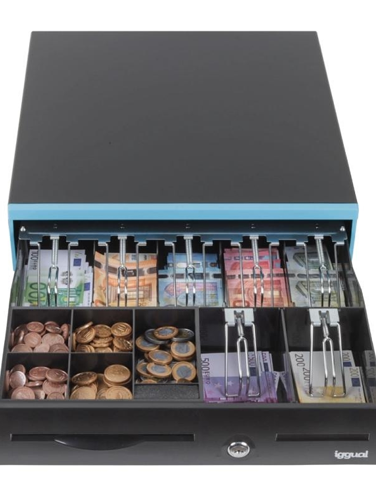 iggual Cajón Portamonedas IRON-30B 42cm 5+7/7+5 1