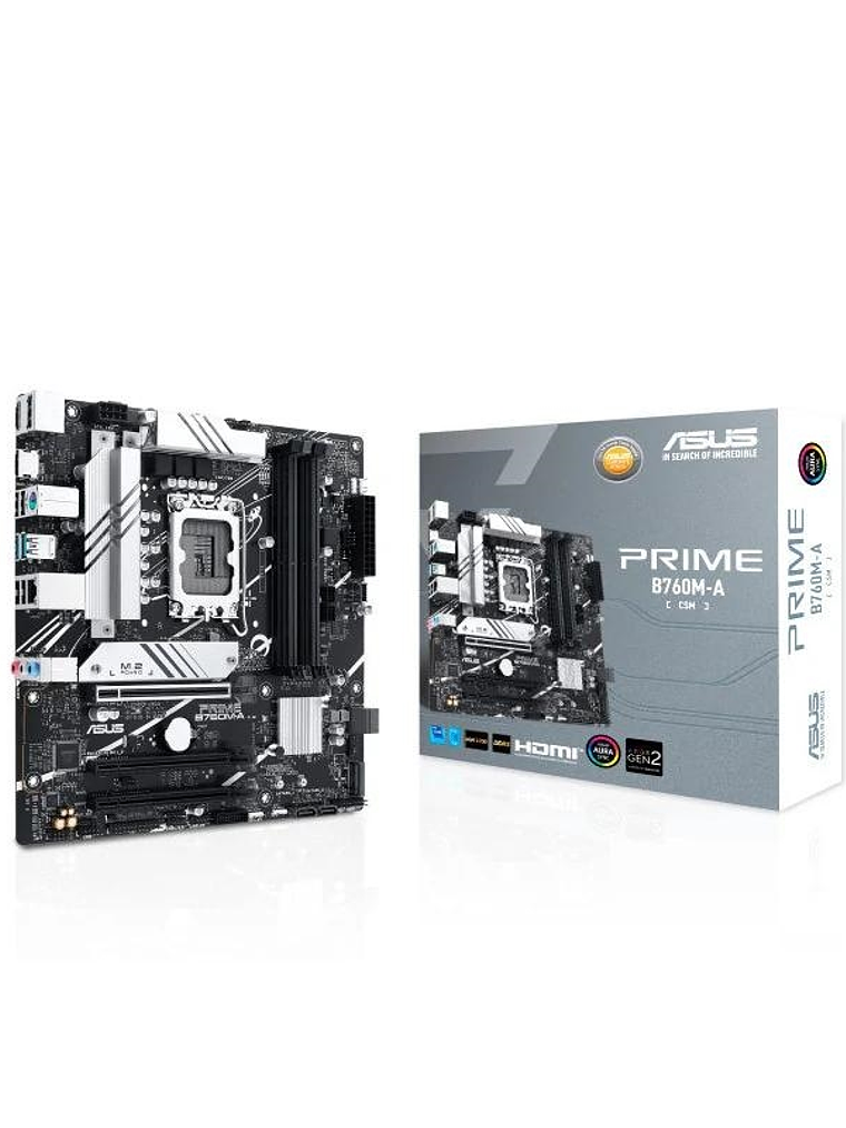 ASUS Placa Base PRIME B760M-A CSM DDR4 mATX 1700 1