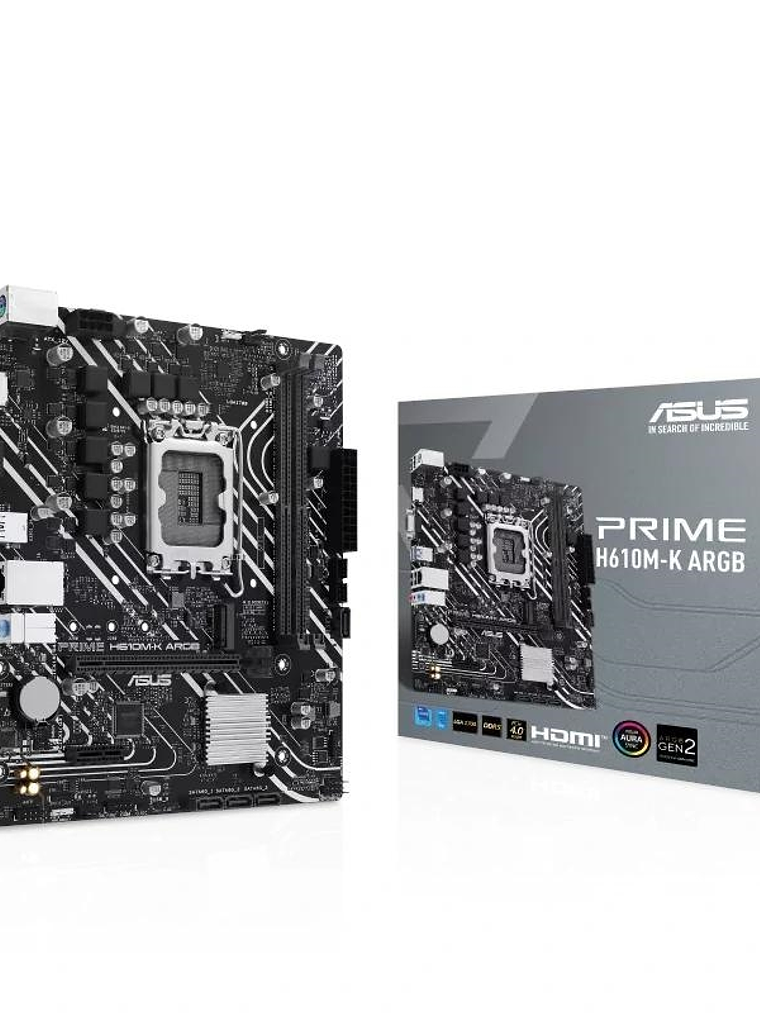 ASUS Placa Base PRIME H610M-K DDR5 ARGB mATX 1700 1