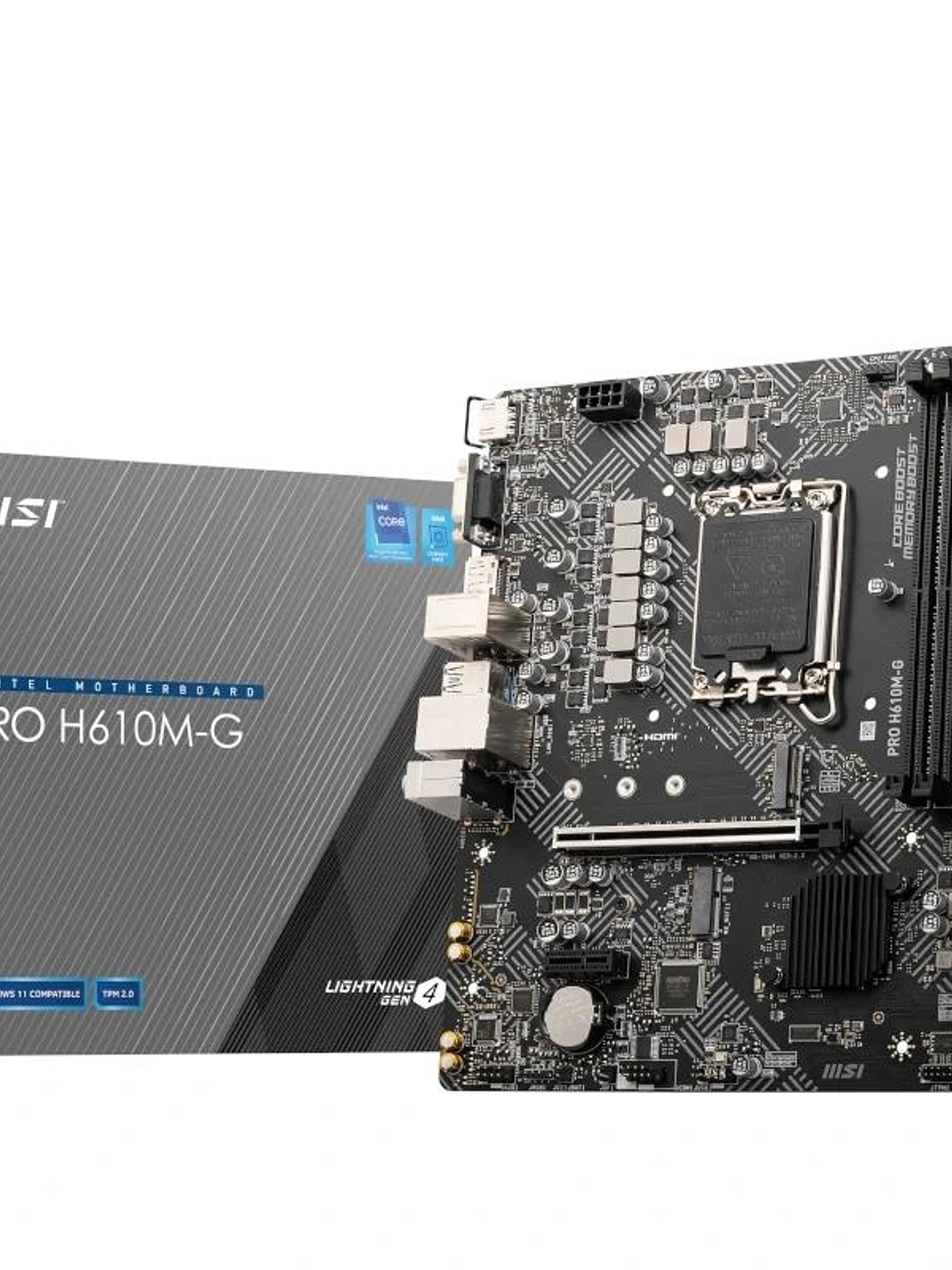 MSI Placa Base PRO H610M-G DDR5 mATX 1700 1