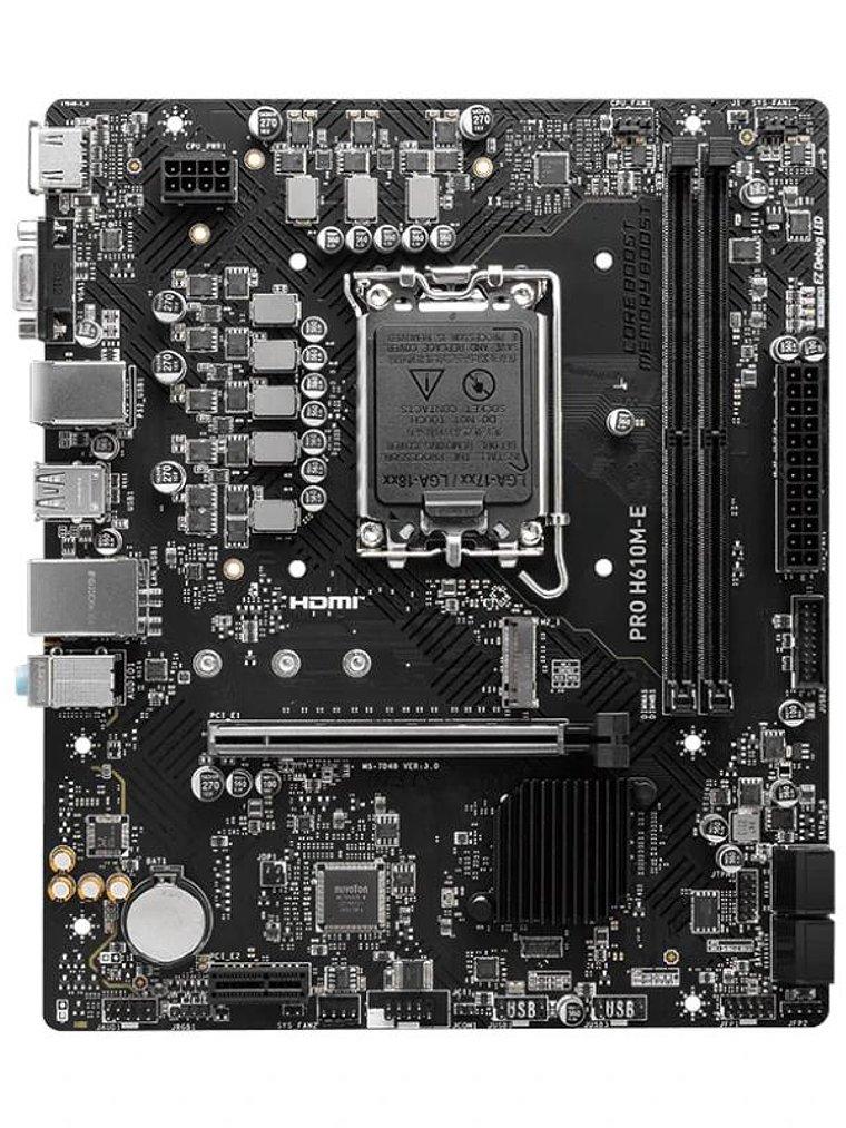 MSI Placa Base PRO H610M-E DDR5 mATX 1700 2