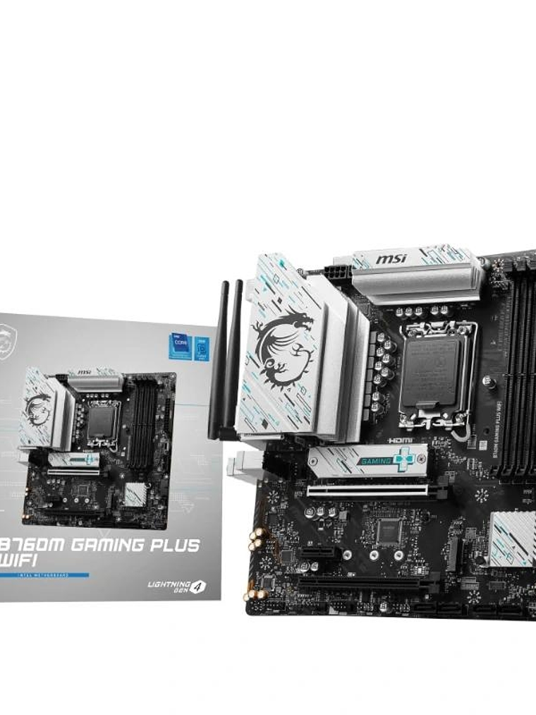 MSI Placa Base B760M Gaming Plus Wifi DDR5 LGA1700 1