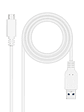 Nanocable Cable USB 3.1 Gen2 USB-C/A 1 M Blanco - Miniatura 1