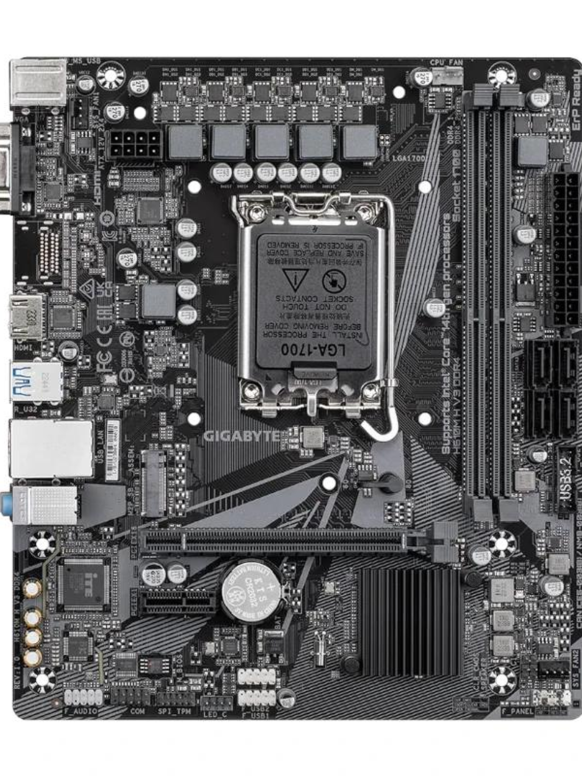 Gigabyte Placa Base H610M H V3 DDR4  mATX 1700 4