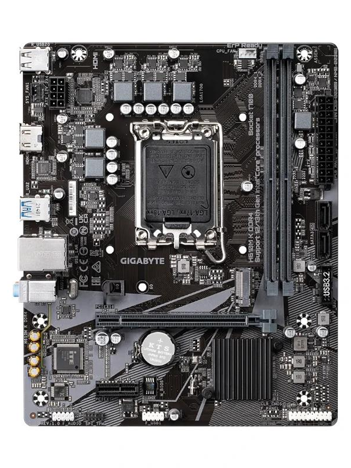 Gigabyte Placa Base H610M K DDR4  mATX 1700 2