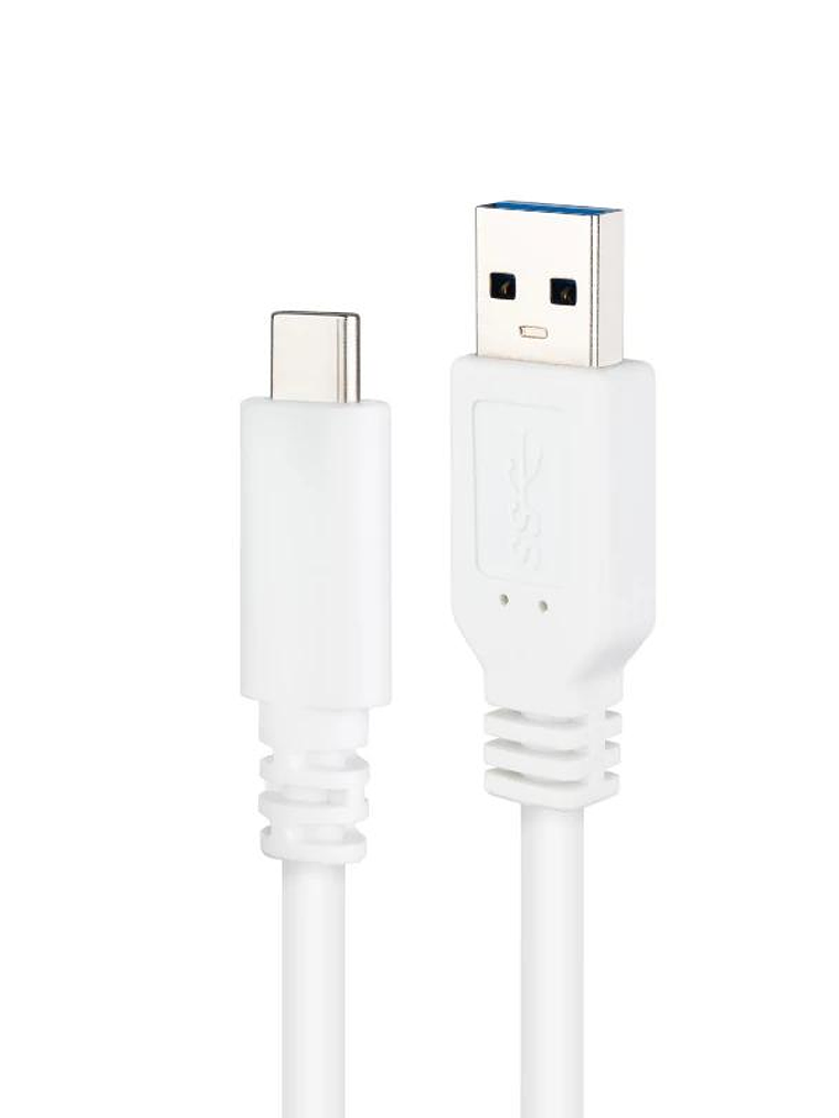 Nanocable Cable USB 3.1 Gen2 USB-C/A 1 M Blanco 4