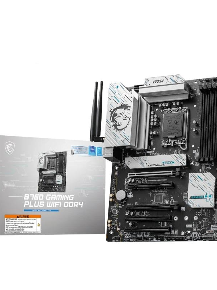 MSI Placa Base B760 GAMING PLUS WIFI DDR4 1700 1
