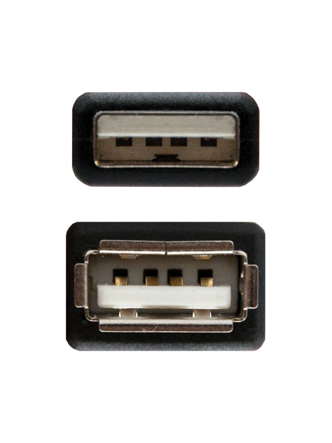 Nanocable Cable USB 2.0, tipo A/M-A/H, Negro, 3m 3