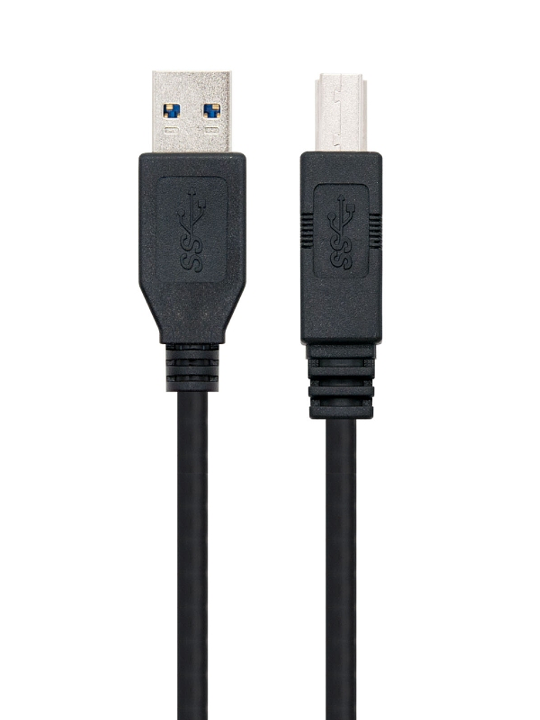 Nanocable Cable USB 3.0, impresora A/M-B/M, 2m 2