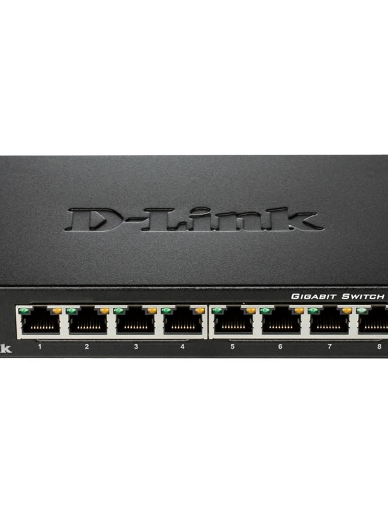 D-Link DGS-108 Switch 8xGB Metal 1
