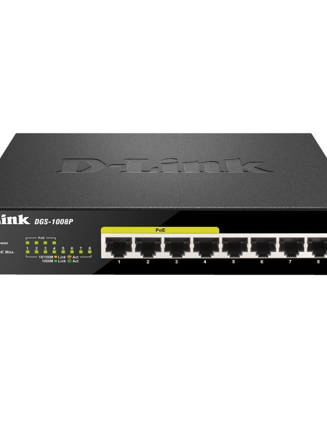 D-Link DGS-1008P Switch 8xGB 4xPoE 1
