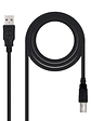 Nanocable Cable USB 2.0 Impresora Tipo A/M-B/M 1 M - Miniatura 1