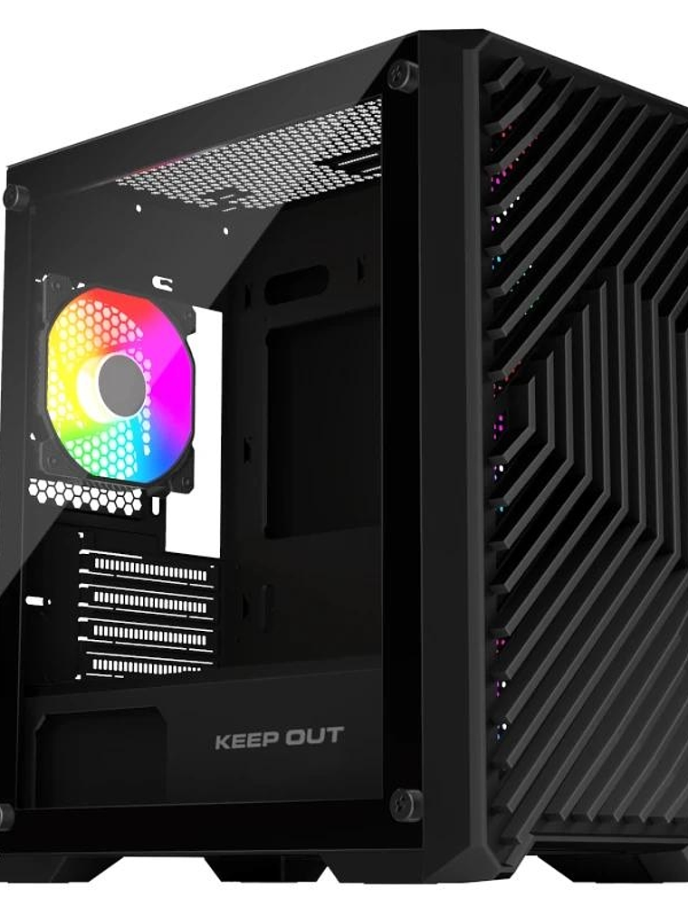 Keep Out Caja M-Atx XC-220 ARGB 4FANS Usb3.0 Black 1