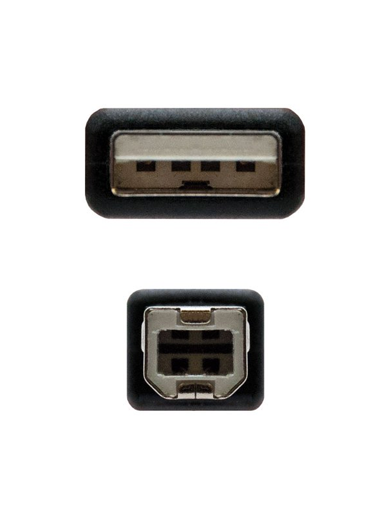 Nanocable Cable USB 2.0 Impresora Tipo A/M-B/M 1 M 3