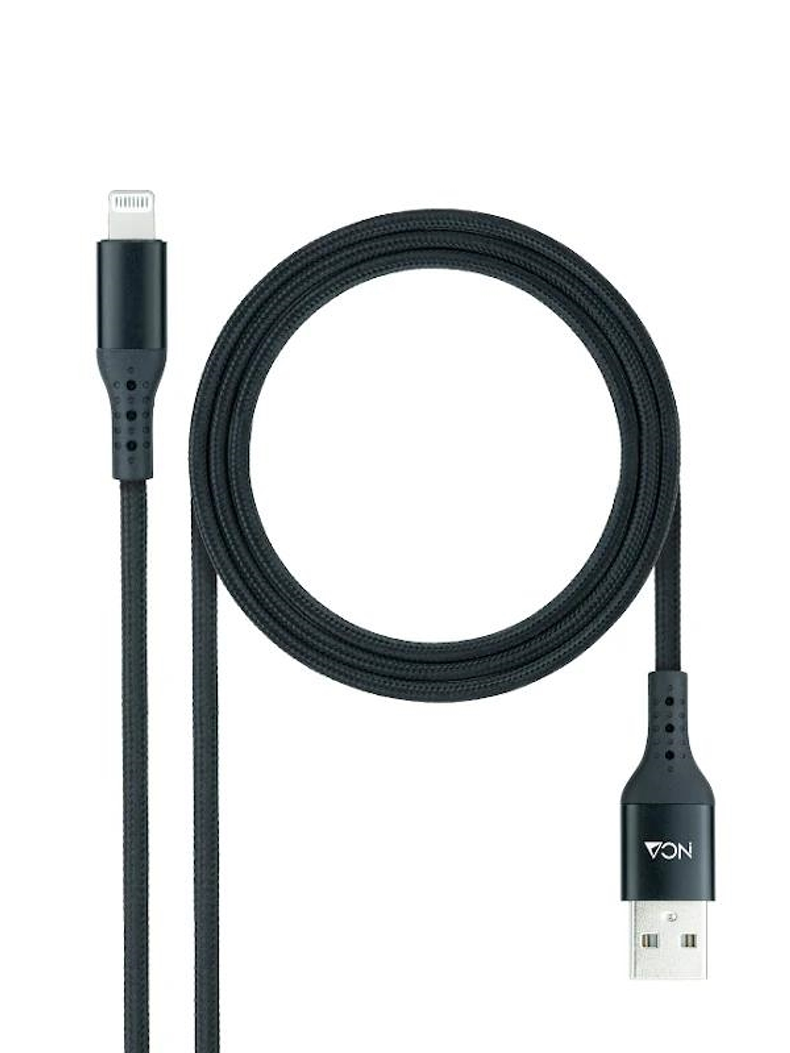 Nanocable Cable Lightining-USB A/M, Negro, 1 M 1